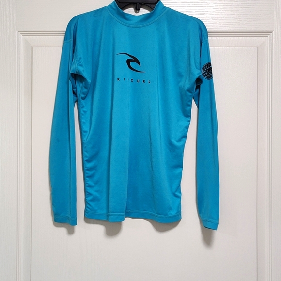 Rip Curl Rash Guard UPF 50+ Swim Shirt Youth Sz 14 - Picture 1 of 10